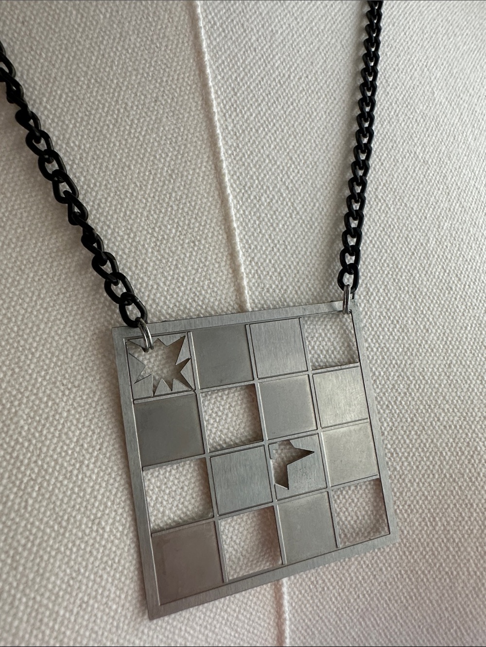 Hand Crafted βBroken Windowβ Pendant Necklace - Picture 2 of 4